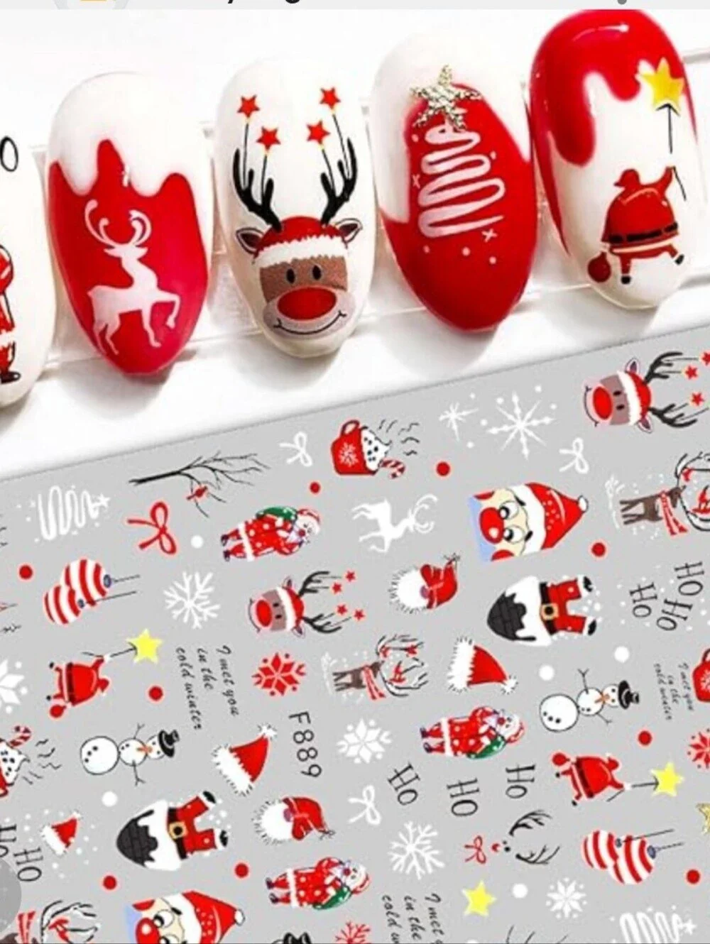 Trendy Self Adhesive Nails Art Transfer Sticker